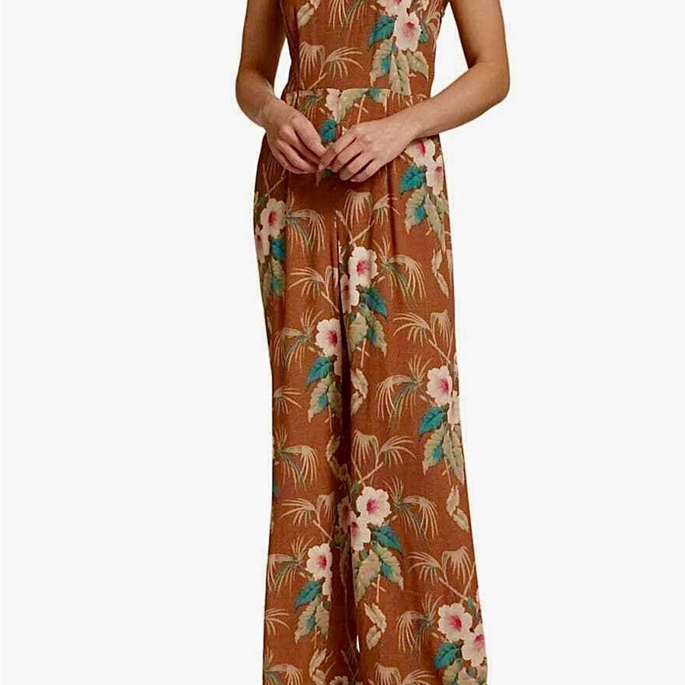 Paige Portland Jumpsuit in Mocha Size 10* - Picture 3 of 10